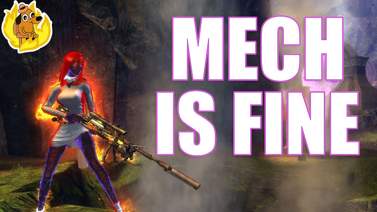GW2 - WvW Roaming Rifle Mechanist - Guild Wars 2 Build - Engineer Gameplay End of Dragons
