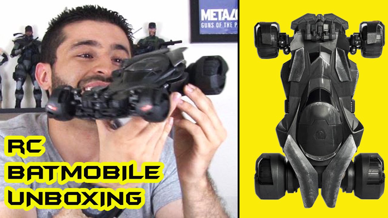 Batman vs. Superman Remote Controlled Batmobile Airhogs RC Unboxing