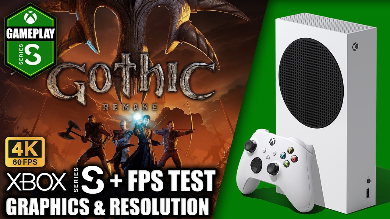 Gothic 1 Remake - Xbox Series S Gameplay + FPS Test