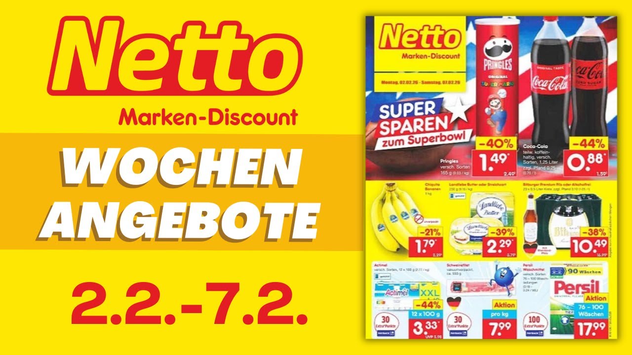 NETTO Prospekt aktuell 📄 Angebote gültig ab Montag 2.2.2026 | Prospekt Check #NETTO