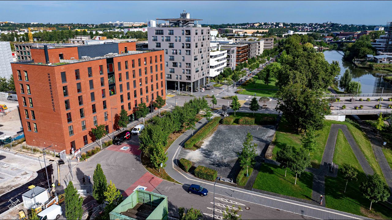 Heilbronn-Baugebiet Neckarbogen-Luftbilder-BuGa Gelände