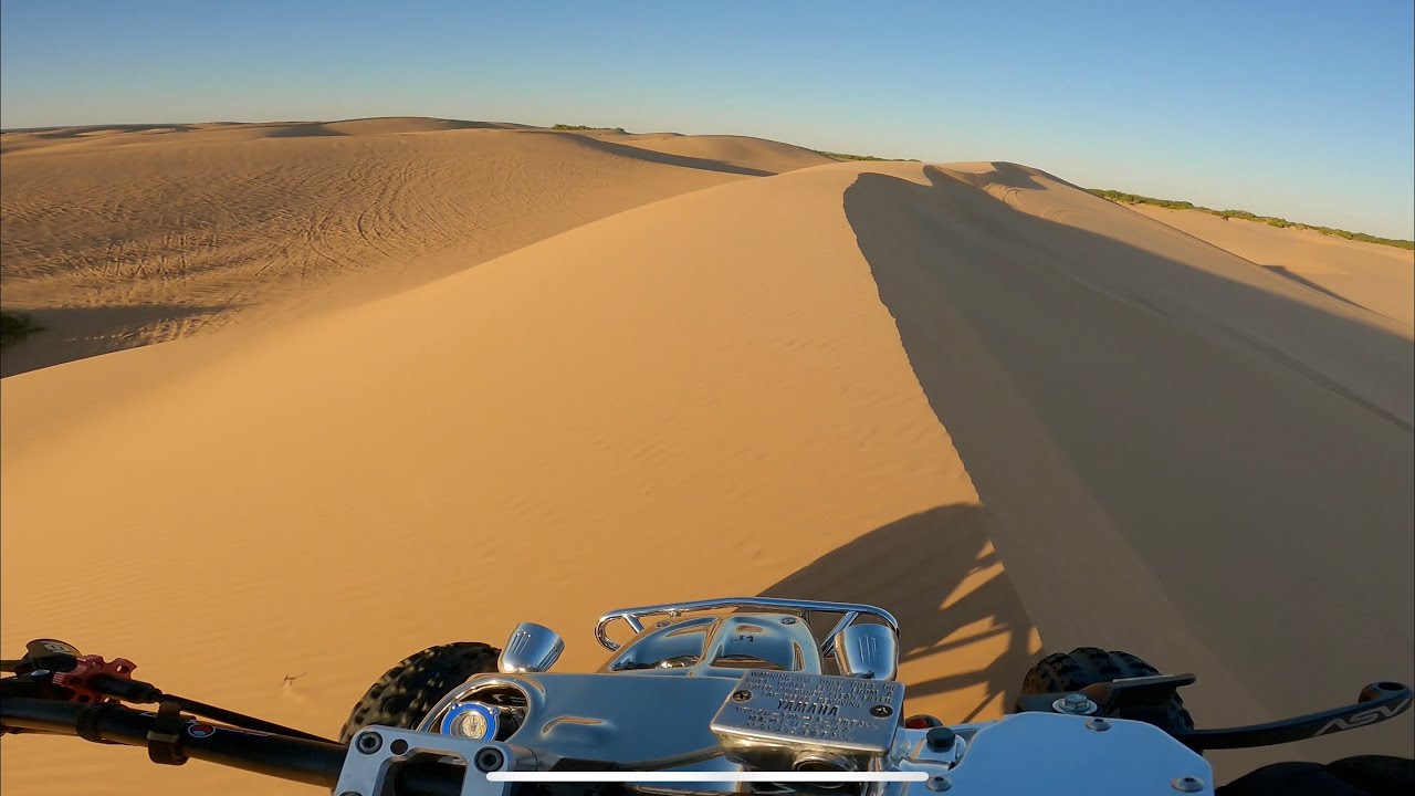 Dune riding at Little Sahara Banshee and atc250r