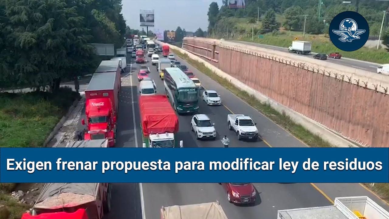 Recicladores bloquean carreteras del pa&iacute;s