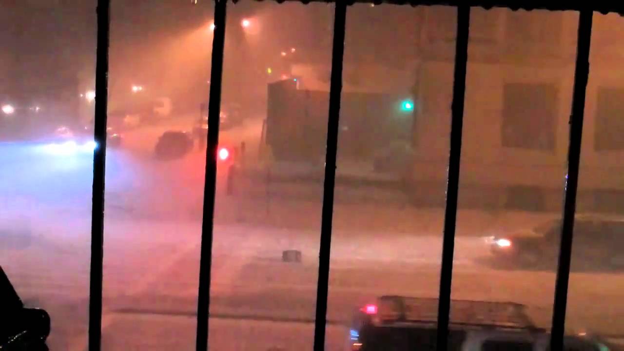 Crazy Hail Storm in  Brooklyn, NY