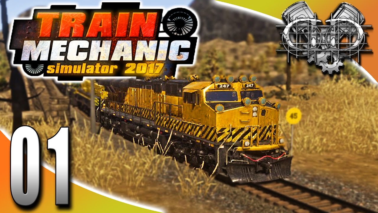 Геймплей Train Mechanic Simulator 2017: Эпизод 1: Ремонт, буксировка и управление поездами! (HD L...