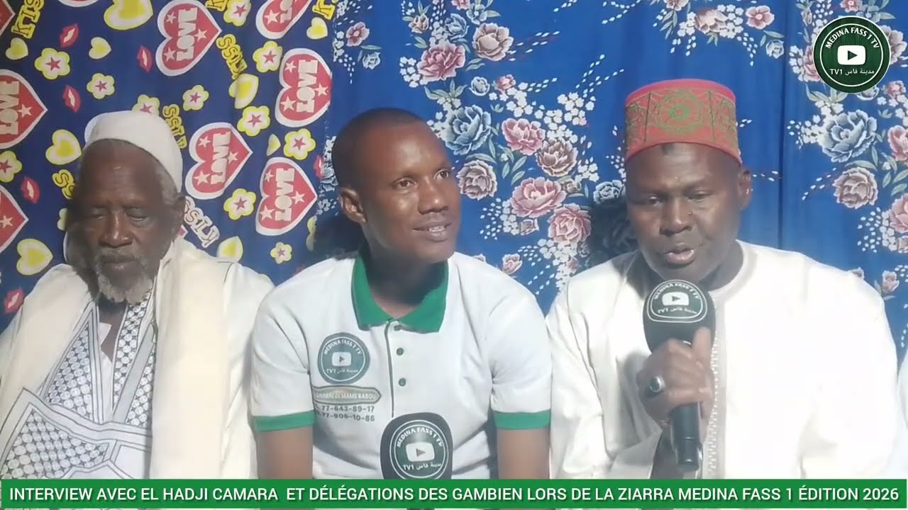 INTERVIEW AVEC EL HADJI CAMARA ET DÉLÉGATIONS DES GAMBIEN LORS DE LA ZIARRA MEDINA FASS (1) 2026
