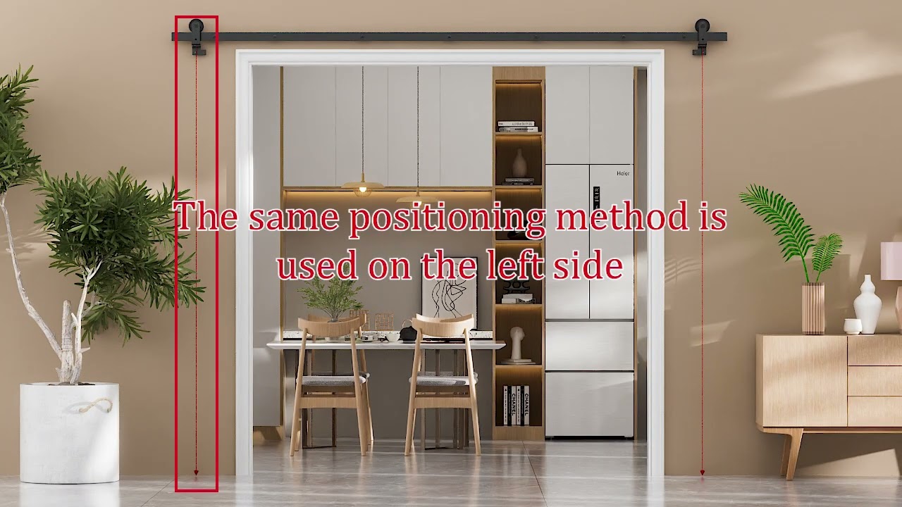 Bi-Folding Six Roller for 8 Panels Doors Barn Door Hardware Kit