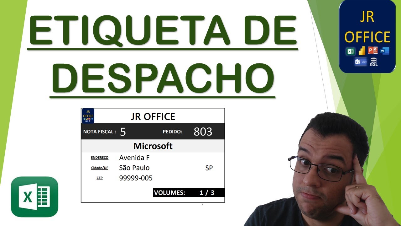 Etiqueta de Despacho via Excel