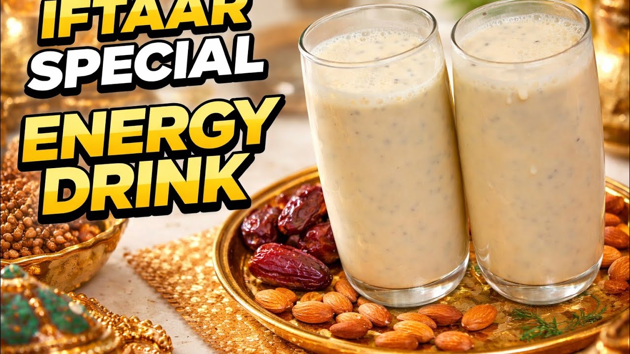 Ramdan special energy drink/almond and dates  drink 