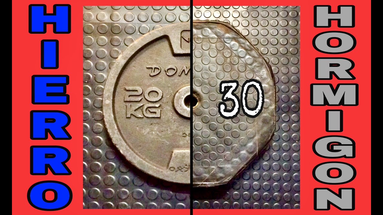 Discos de Entrenamiento Hormigón vs Hierro