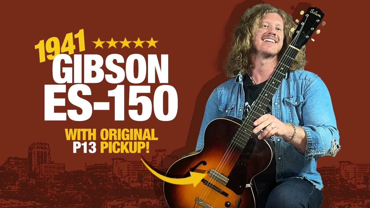1941 Gibson ES-150 with the ORIGINAL P13 Pickup – Listen to this Guitar!