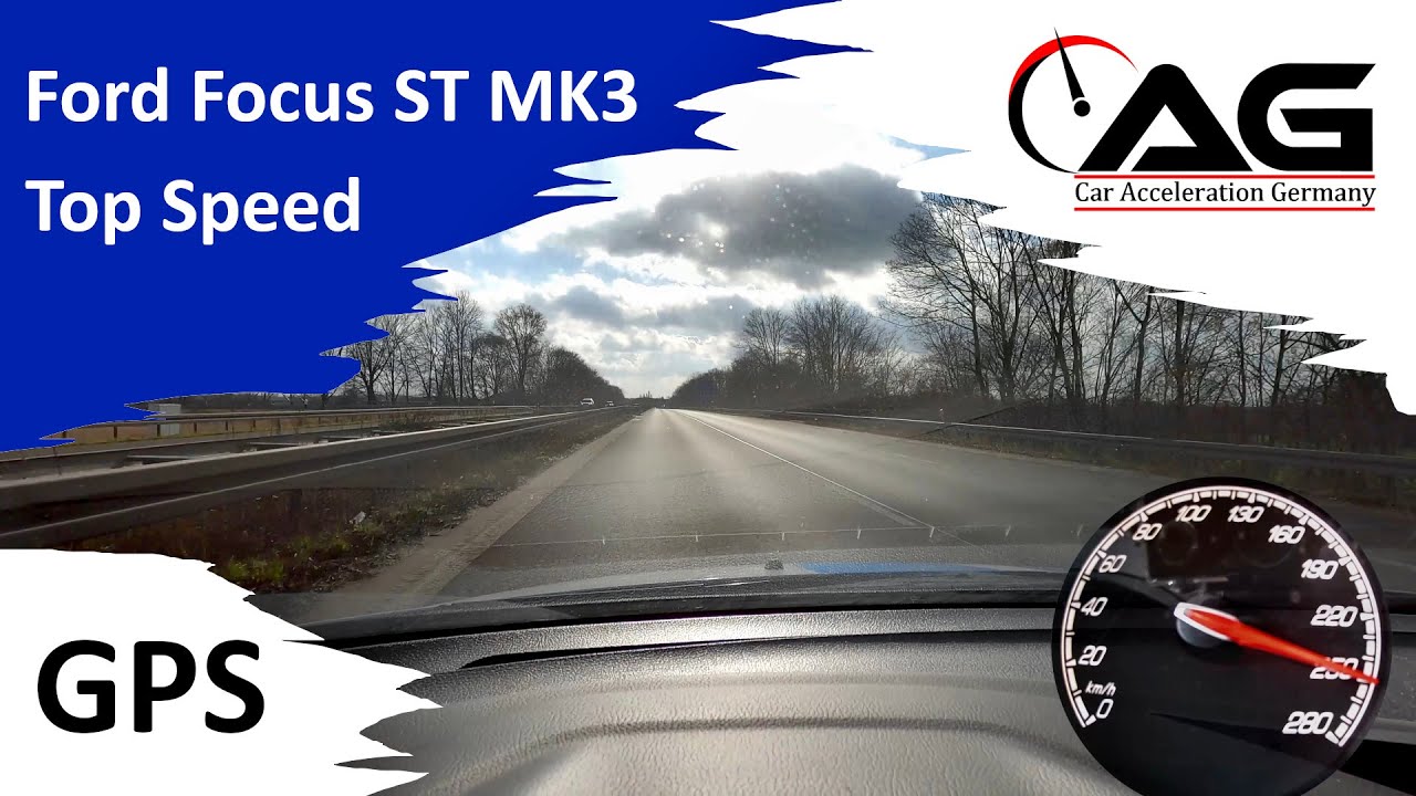 Ford Focus ST MK3 Top Speed VMax German Autobahn | no speed limit