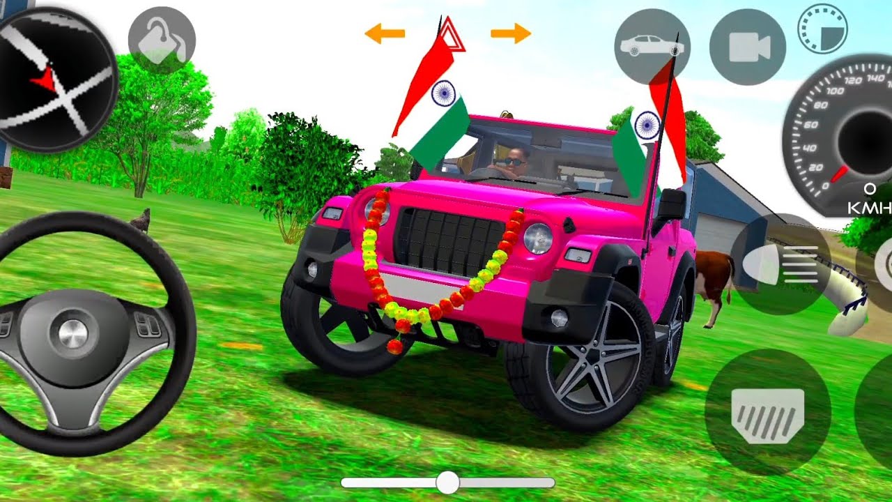 Modified Mahindra Thar Car Games: 😈Indian Cars (Gadi Wala Game) - Car Game Android Gameplay 2026