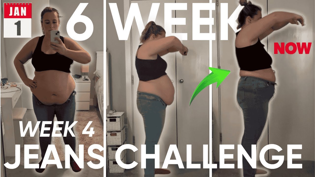 WEEK 4 Update | 6 Weeks To Fit Into My Old Jeans! (Real Fat Loss Results)