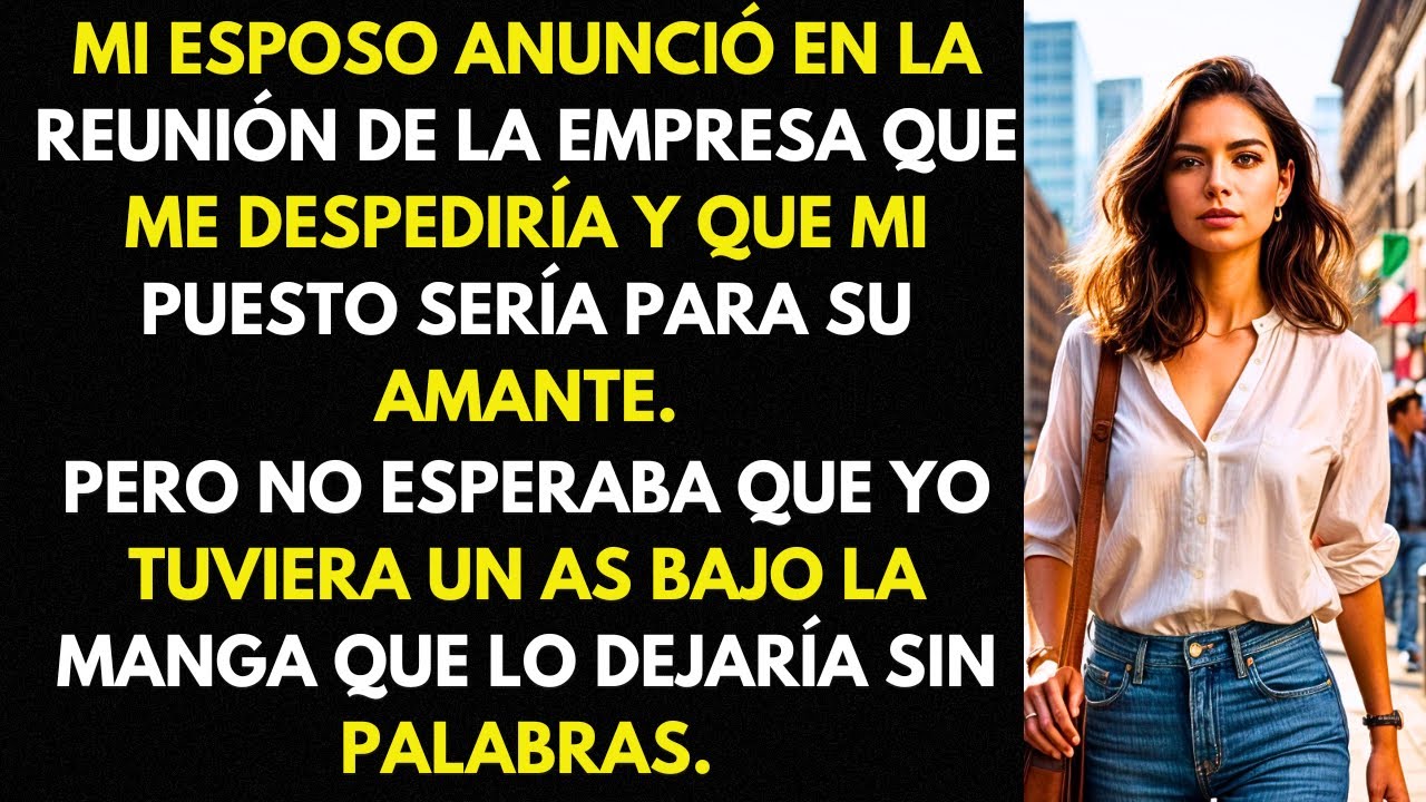 MI MARIDO PRESENTÓ A SU AMANTE EN LA REUNIÓN DE EMPRESA Y SE RIO, PERO NO...