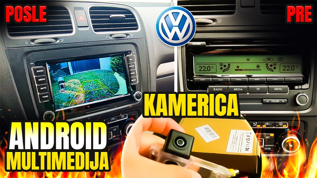 UGRADJUJEMO MULTIMEDIJU,SENZORE I KAMERU U GOLFA 6 !? *kao fabrika*