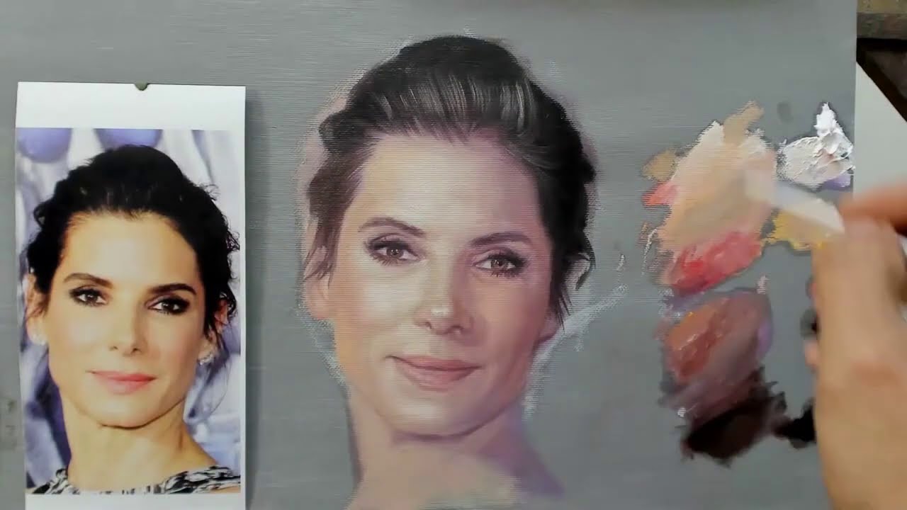 Para que sirve las bases de color en un retrato alla prima