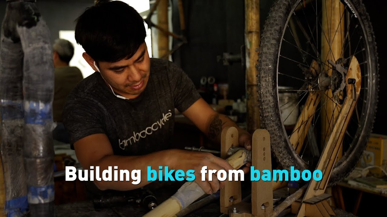 Company makes bamboo bikes as a greener form of transportation