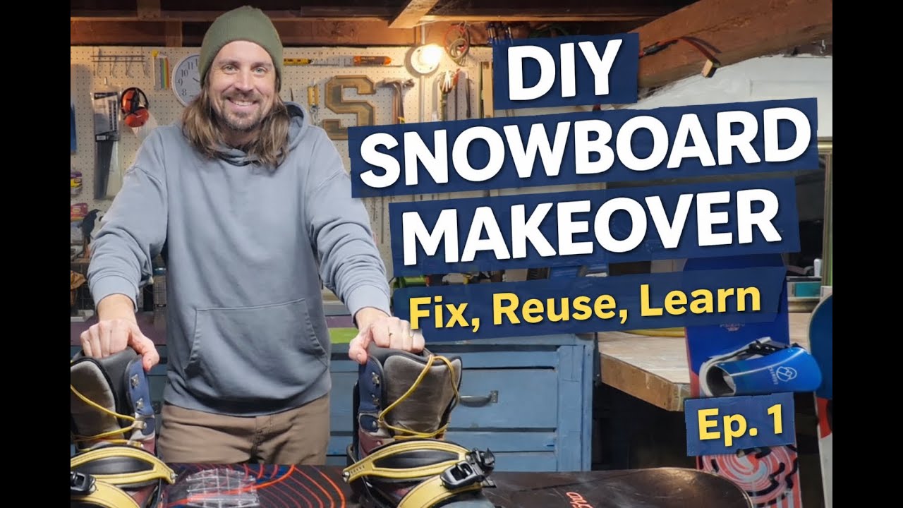 DIY Snowboard Makeover | Sanding & Prep | Reuse, Repair, Ride Again (Episode 1)
