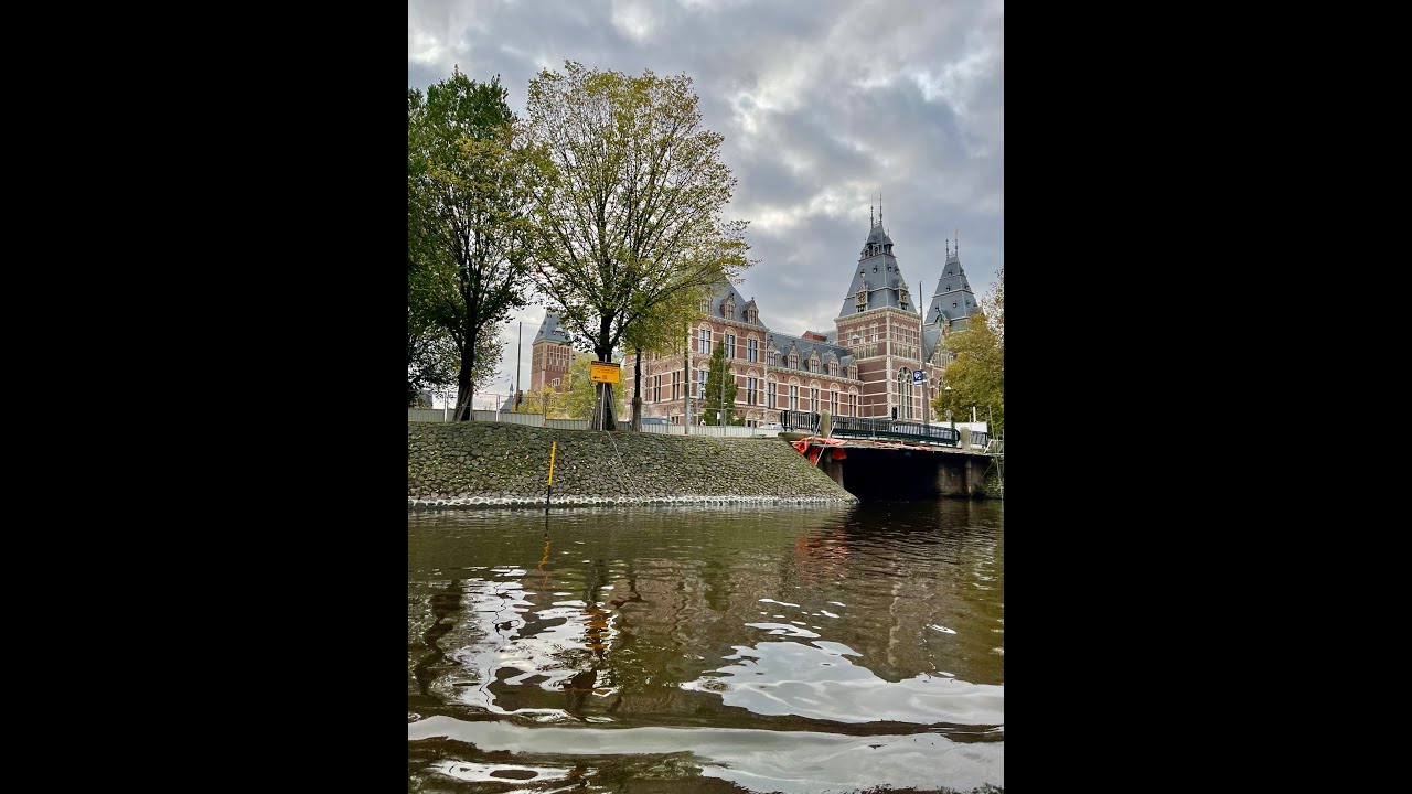 Floating the canals of Amsterdam
