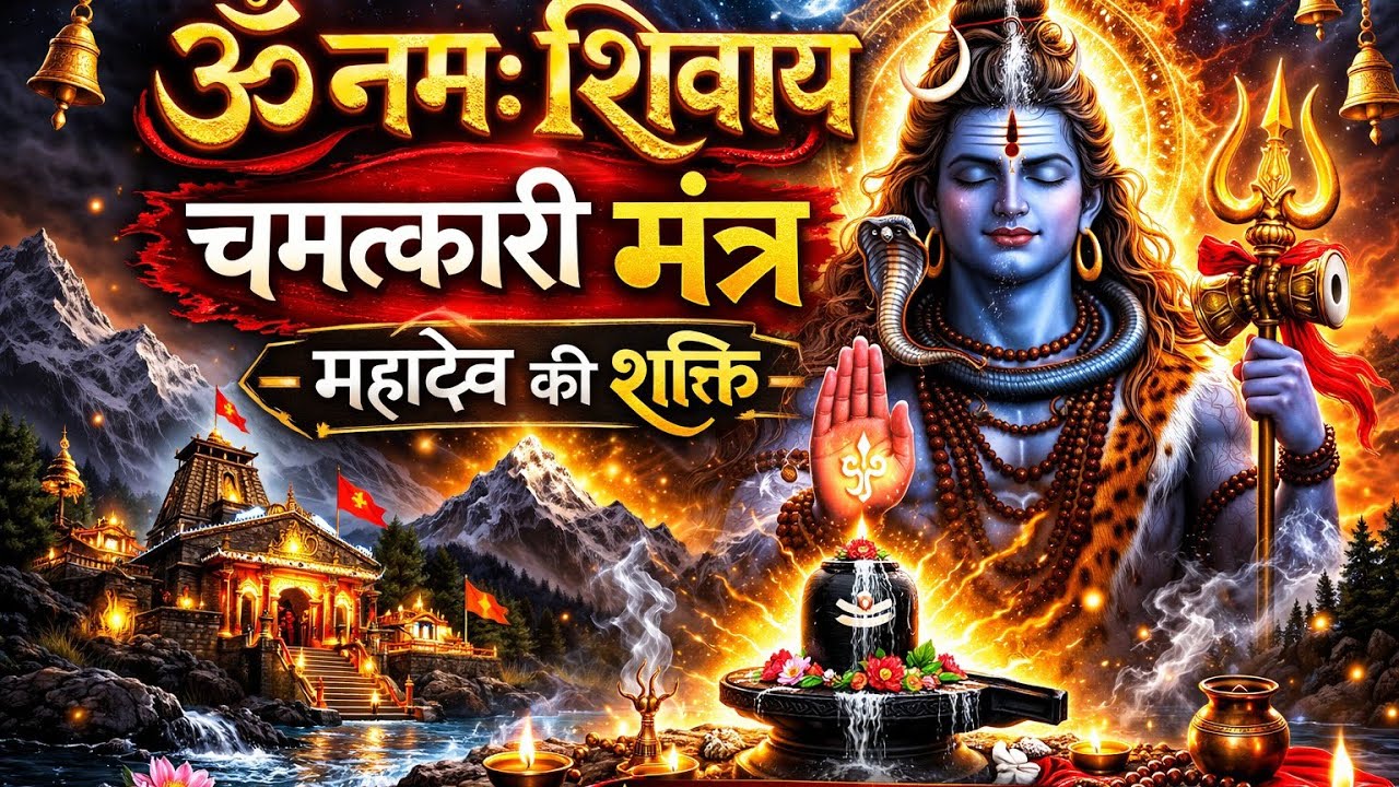 Om Namah Shivaya Mantra | Panchakshara Mantra | Powerful Shiva Mantra