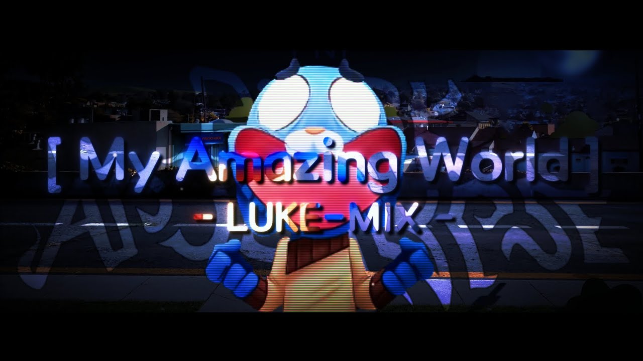 [ FNF | P:A | NO UI ]My Amazing World LUKE-MIX BUT Re-created Effects