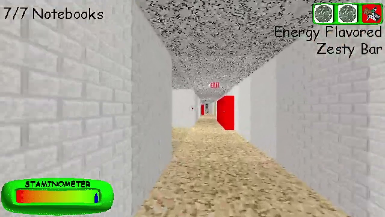Baldi's Basics Classic Remastered Glitch style