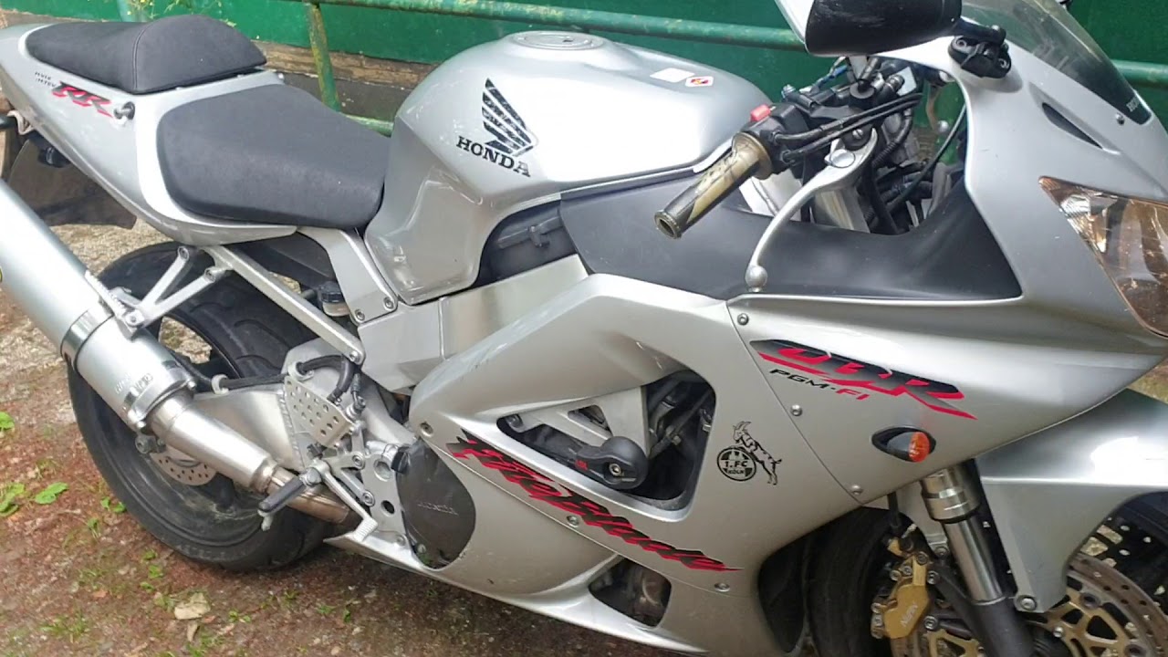 Honda CBR 900 RR   SC44  CBR929RR Used Bike Test Engine Run