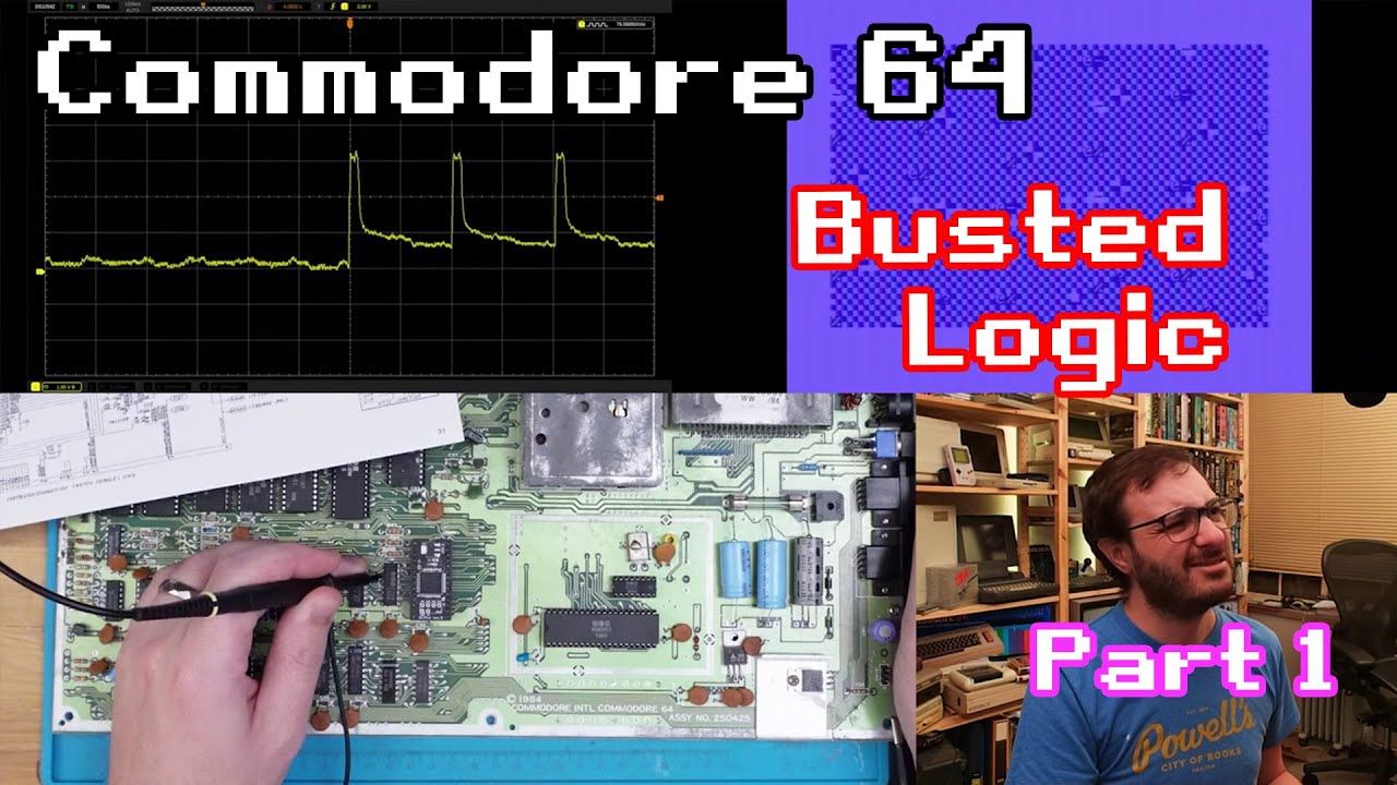 Fixing faulty logic in this Commodore 64!