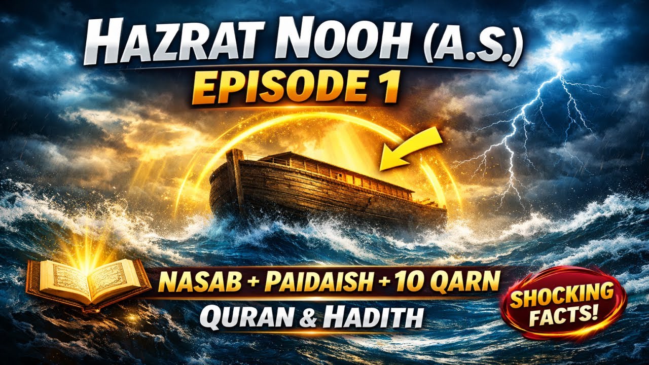 Hazrat Nooh (A.S) Ka Waqia Episode 1 | Quran Aur Hadith Ke Hawale | Tabligh Aur Kashti