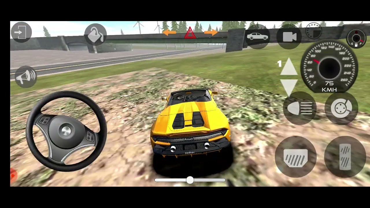 Test driving of Lamborgini 