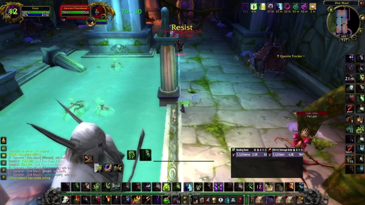 WoW Classic Anniversary - Warlock DME Jump Runs