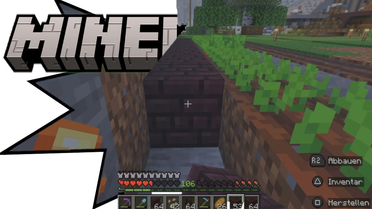 MINECRAFT | Burg Bau - Projekt [Gemüse & Getreide Farm] | Gameplay Walkthrough Part 84 [FULL GAME]