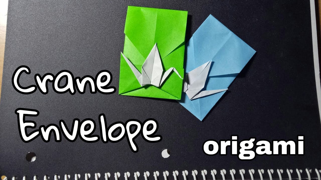 Origami Crane Evelope - C&aacute;ch gấp Phong b&igrave; - Origaminhkhanh
