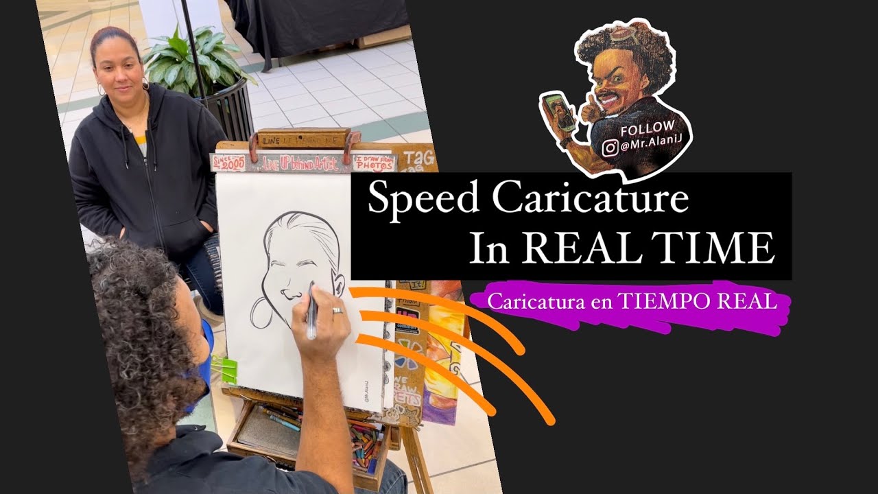 Speed Caricature in Real Time by Worlds Fastest Caricaturist