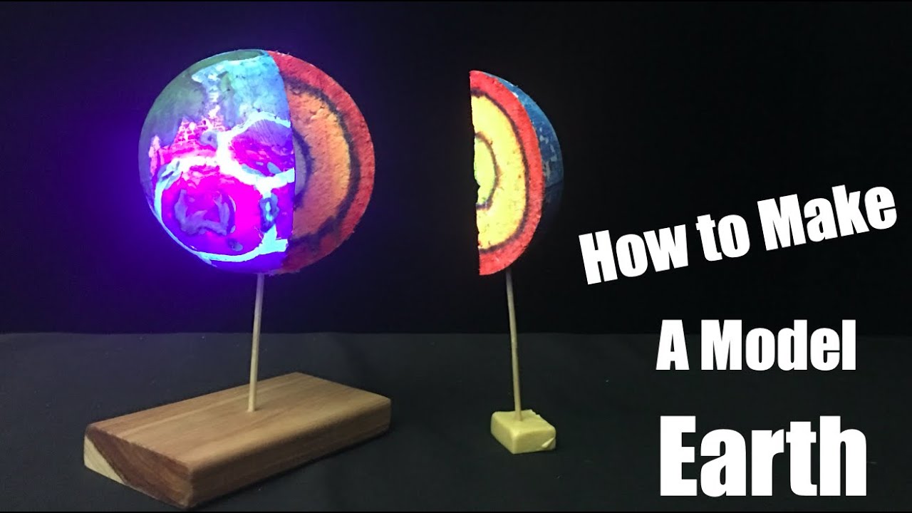 How to make a model earth with internal structure and tectonic plates