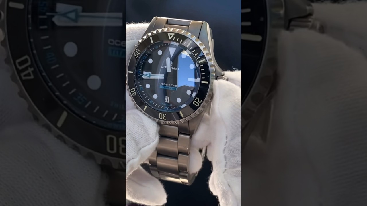 Steinhart Ocean One Titanium 500.  Sapphire crystal, ceramic bezel insert, Swiss movement #divewatch