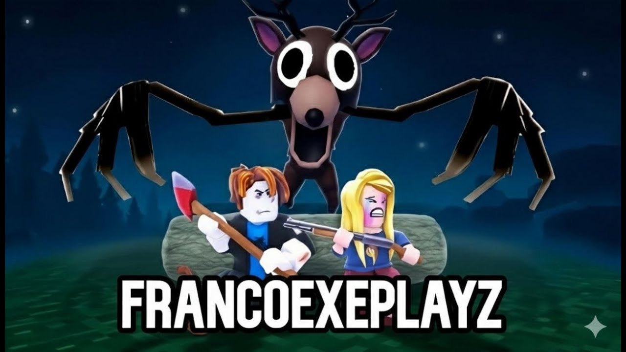 Playing Roblox 99 Nights in the Forest!