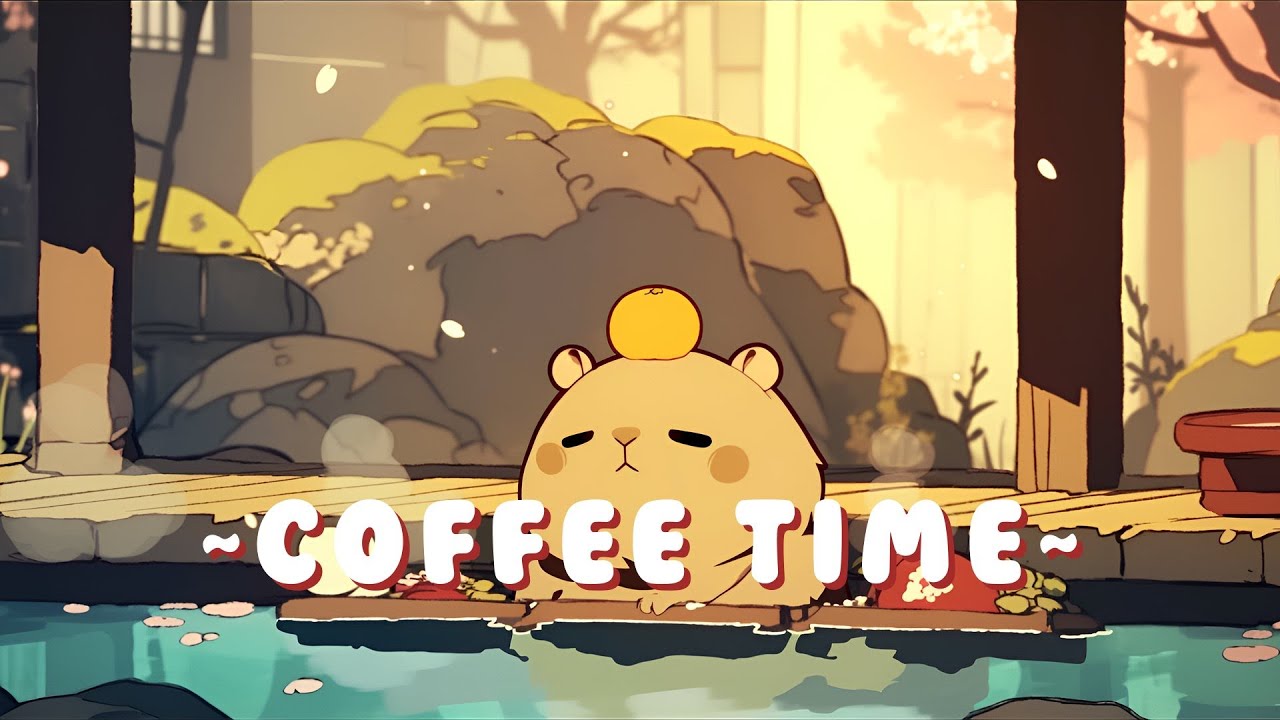 Capybara Chill Station - Peaceful Beats for Studying & Relaxing ~ Gentle Feelings ~ 🦫 🎮 ☕