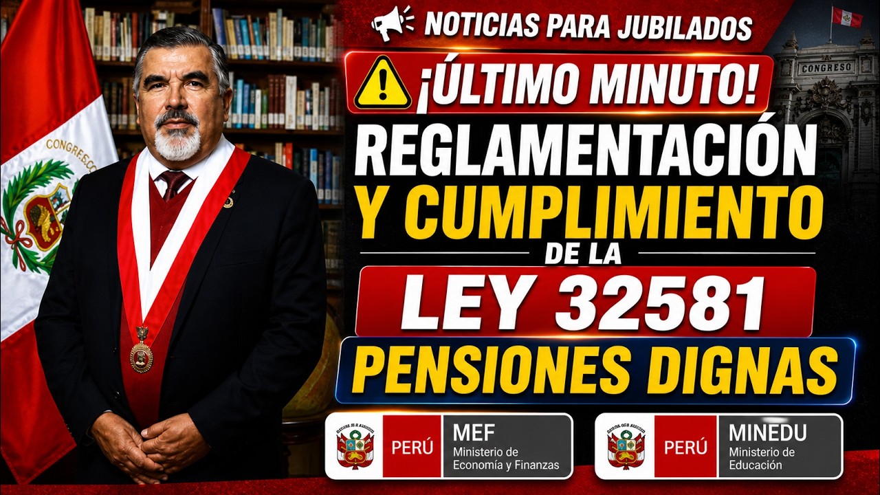 REGLAMENTACI&Oacute;N DE LA LEY 32581 PENSIONES DIGNAS | MESA DE TRABAJO CON EL CONGRESISTA ALEX PAREDES