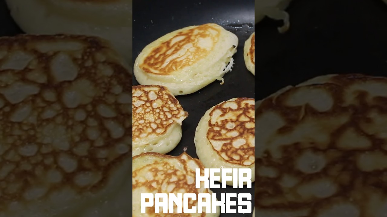 Kefir pancakes