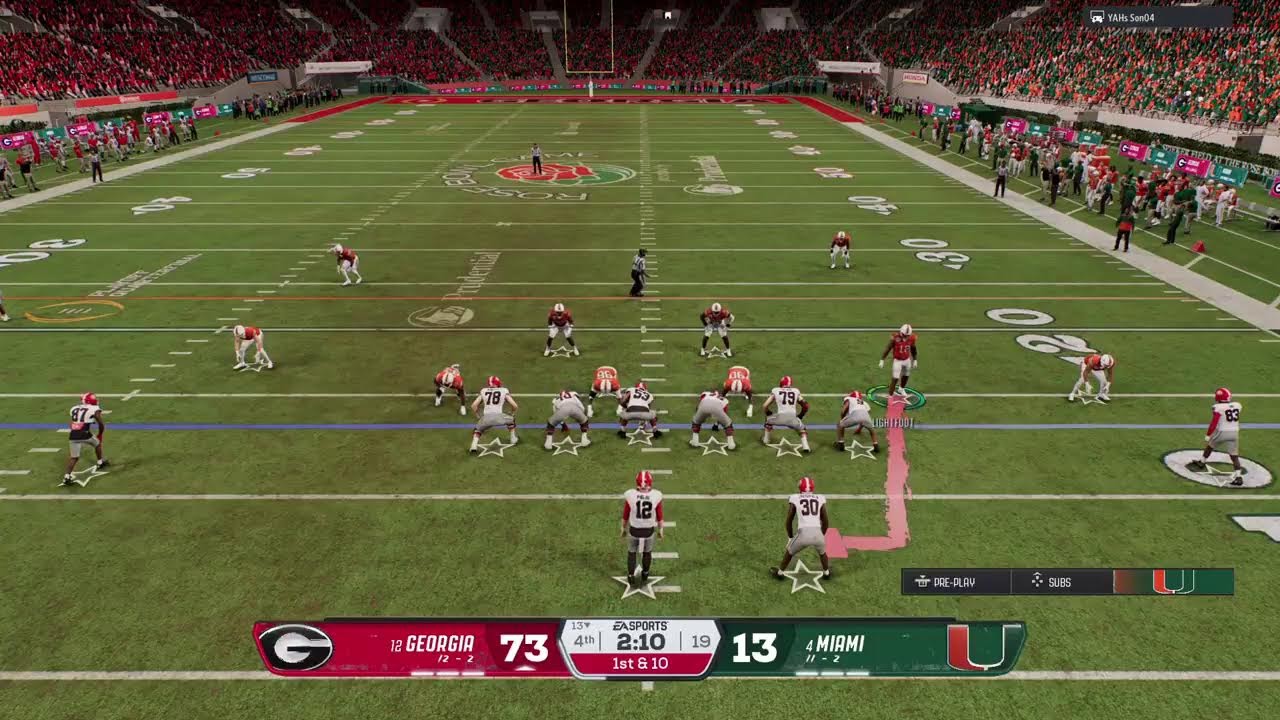 CFB26 College30 UGA v Miami 2nd rd cfp