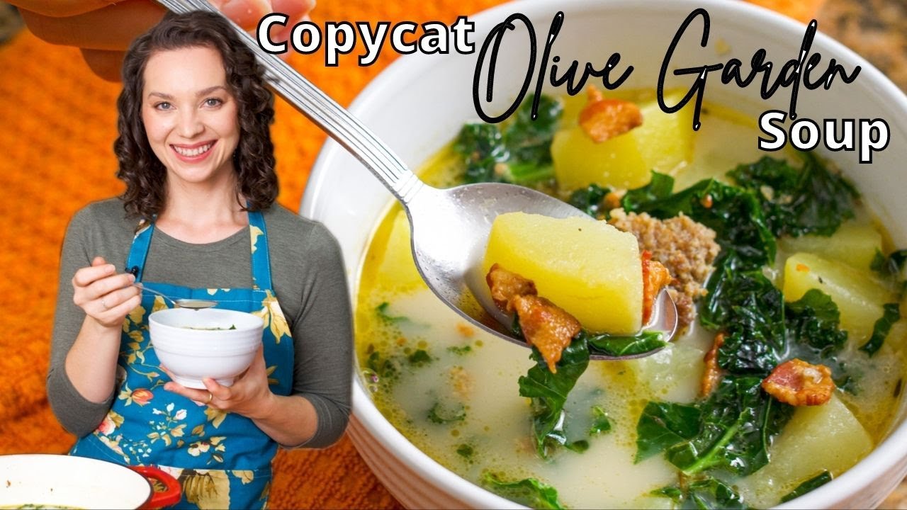 Copycat Zuppa Toscana | Olive Garden Soup Recipe | Low FODMAP | Gluten Free | Grit and Groceries