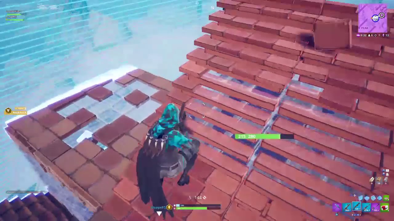 Fortnite skerm matches