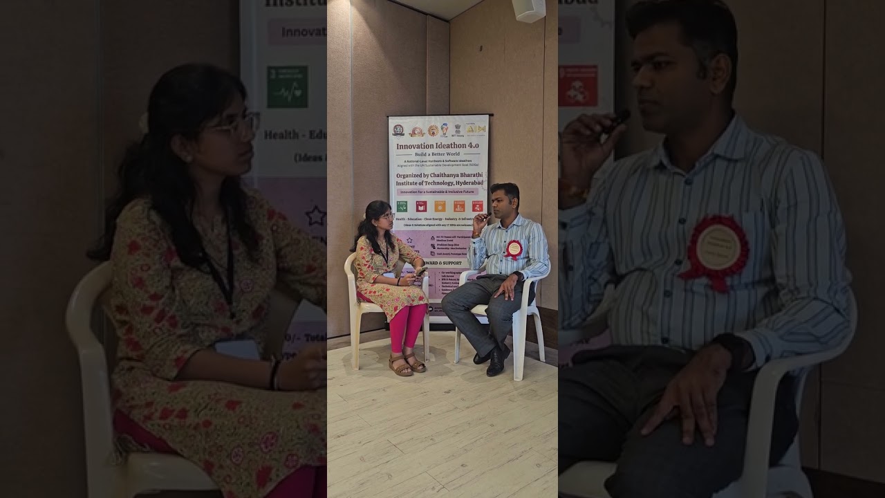 Dr. Jagadeesh Gandla on Translating Innovation into Impact | Innovation Ideathon 4.0 | ACIC CBIT