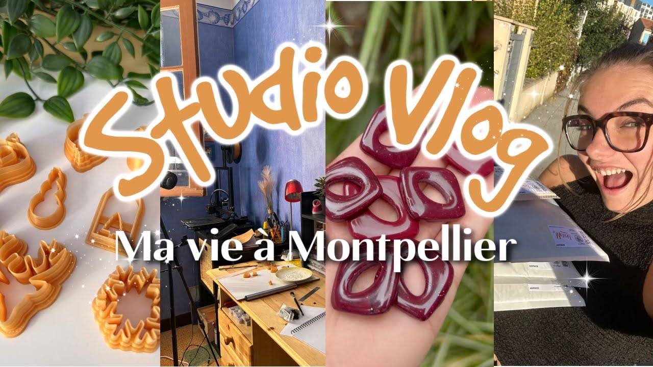 STUDIO VLOG - Une semaine dans ma vie de créatrice à plein temps
