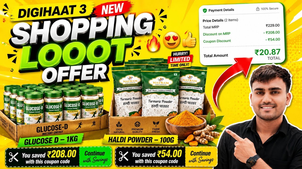 ₹30 Product Loot | All Products at Half Price | Digihaat Offer Today | Vinod Unboxing
