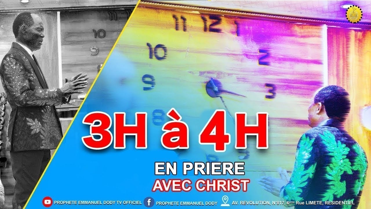 3H A 4H EN PRIERE AVEC CHRIST DE MERCREDI  04 / 03 / 2026