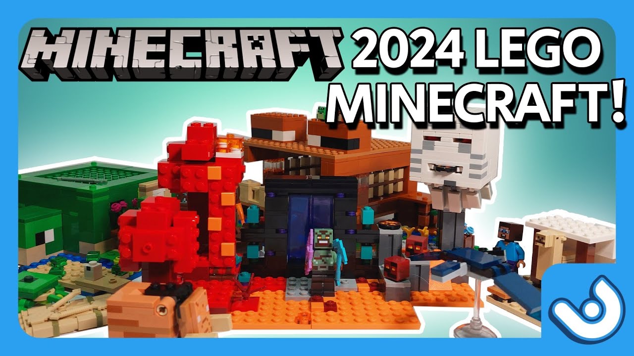 New 2024 LEGO Minecraft MEGA REVIEW!