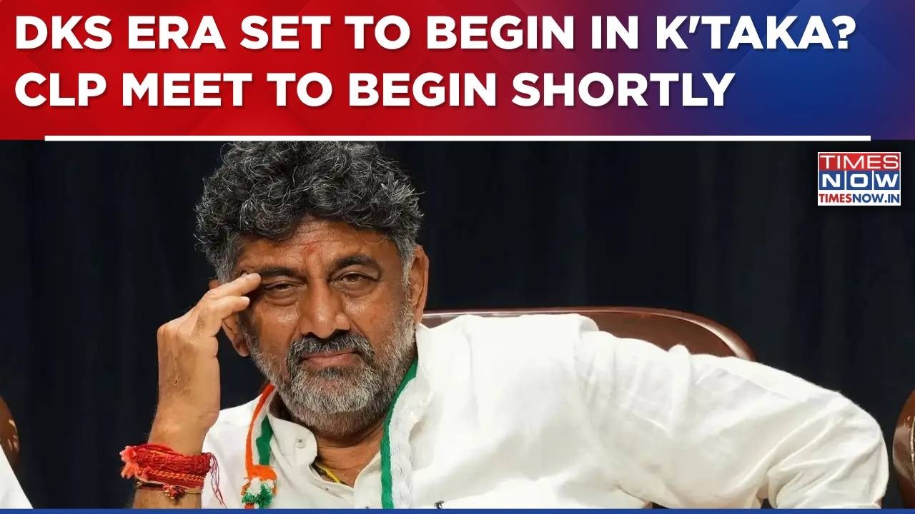 Karnataka Power Shift: CLP Meet To Begin Shortly; Congress Leader Says 'CLP To Formally Elect DKS'